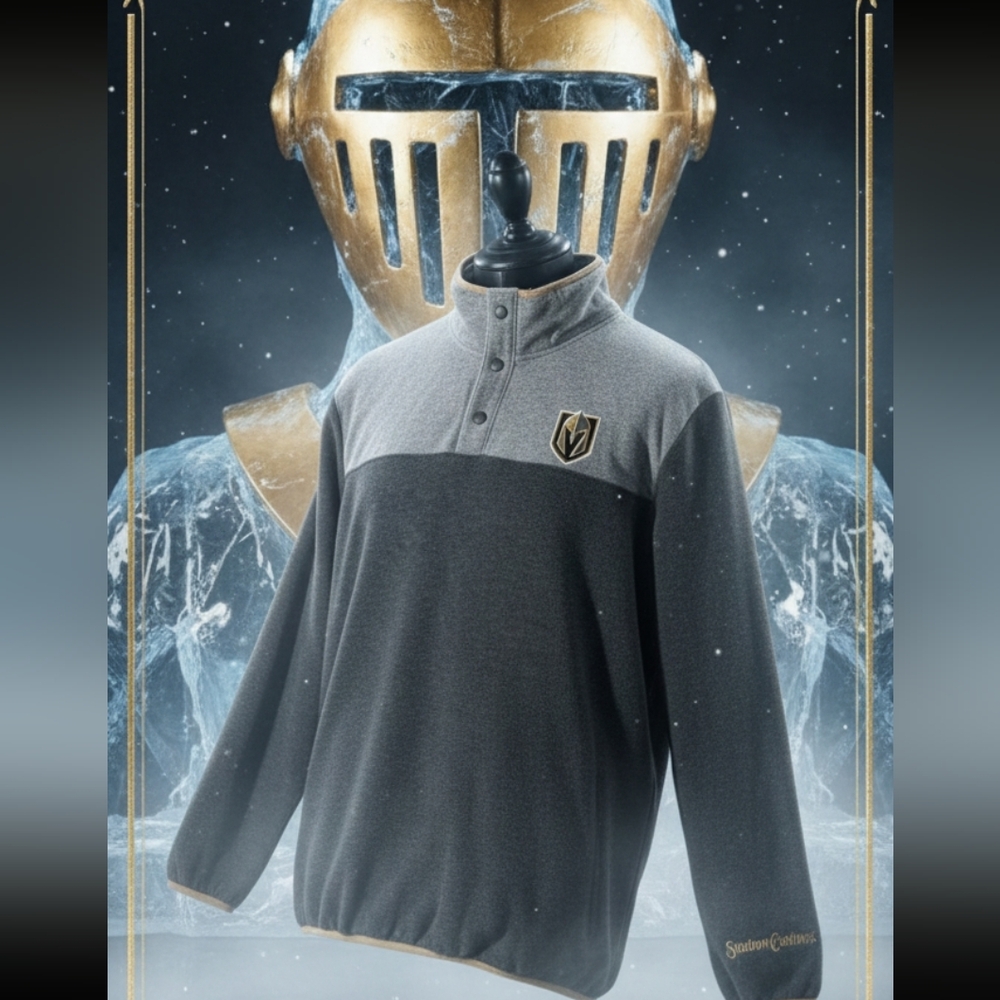 NEW, RARE ! Vegas Golden Knights Authentic Pro Rink Quarter-Zip Fleece